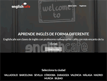 Tablet Screenshot of englishcafe.es